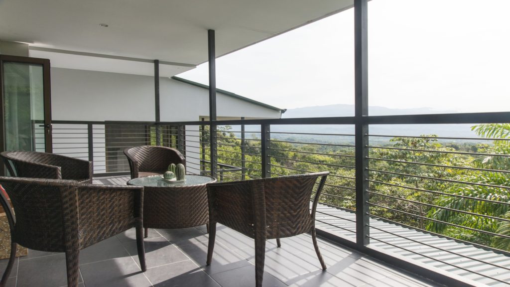 Immerse yourself in the natural wonderment of Manuel Antonio from the balconies of this home. 