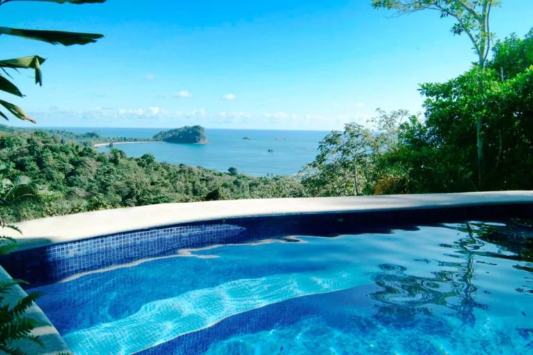 Private pool with panoramic ocean views in Manuel Antonio Costa Rica