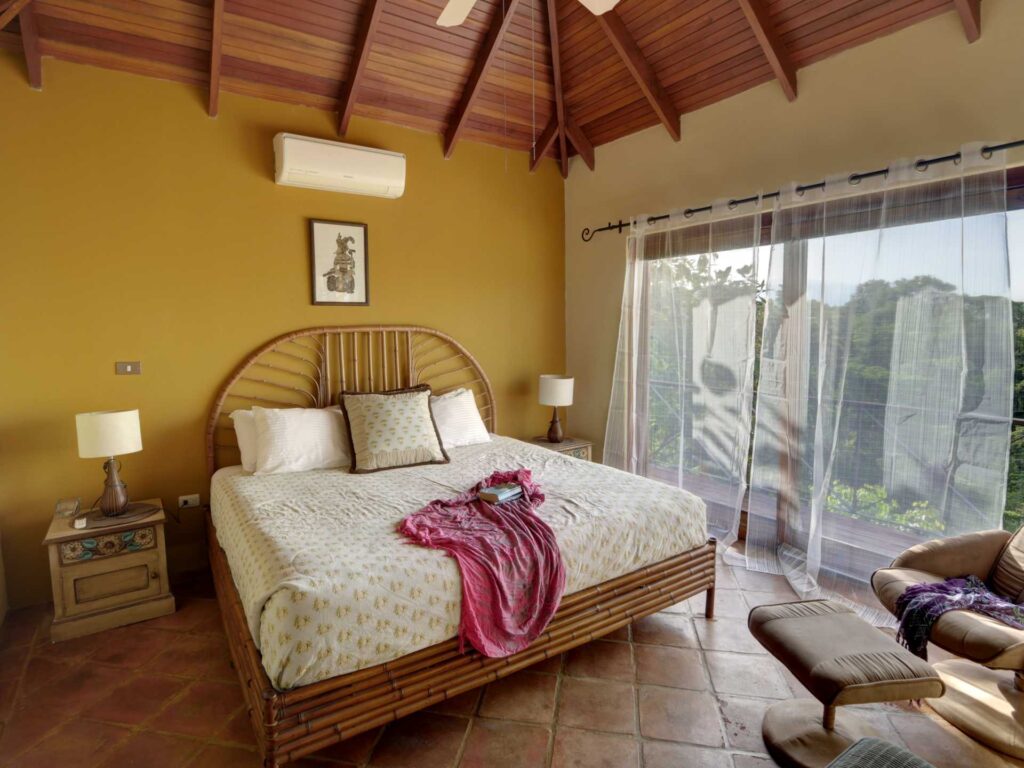 Airy comfort meets tropical scenery, just outside your window.