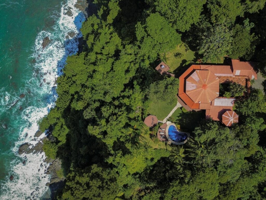 Lush jungle, dramatic coastline, endless sky, a true natural paradise in Costa Rica.