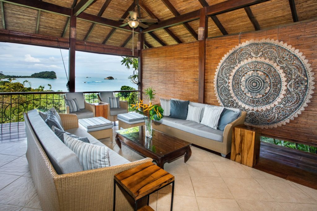 The views of Manuel Antonio National Park from the villa are some of the best in the area.