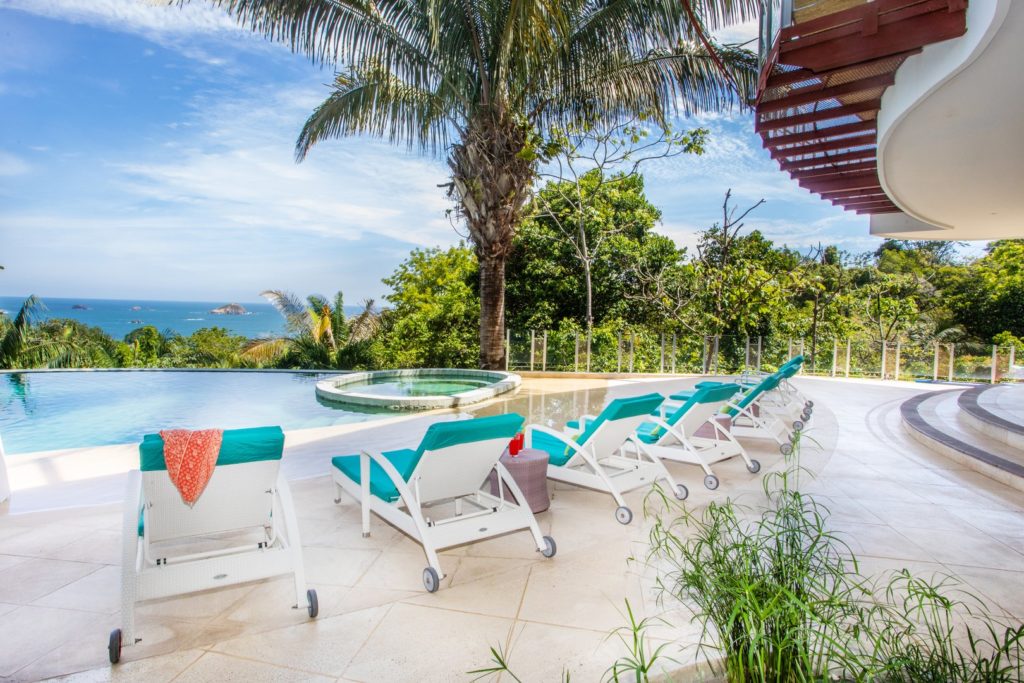 Imagine yourself sitting here, Sipping on your favorite beverage. All the while listening to the sound of nature in Manuel Antonio 